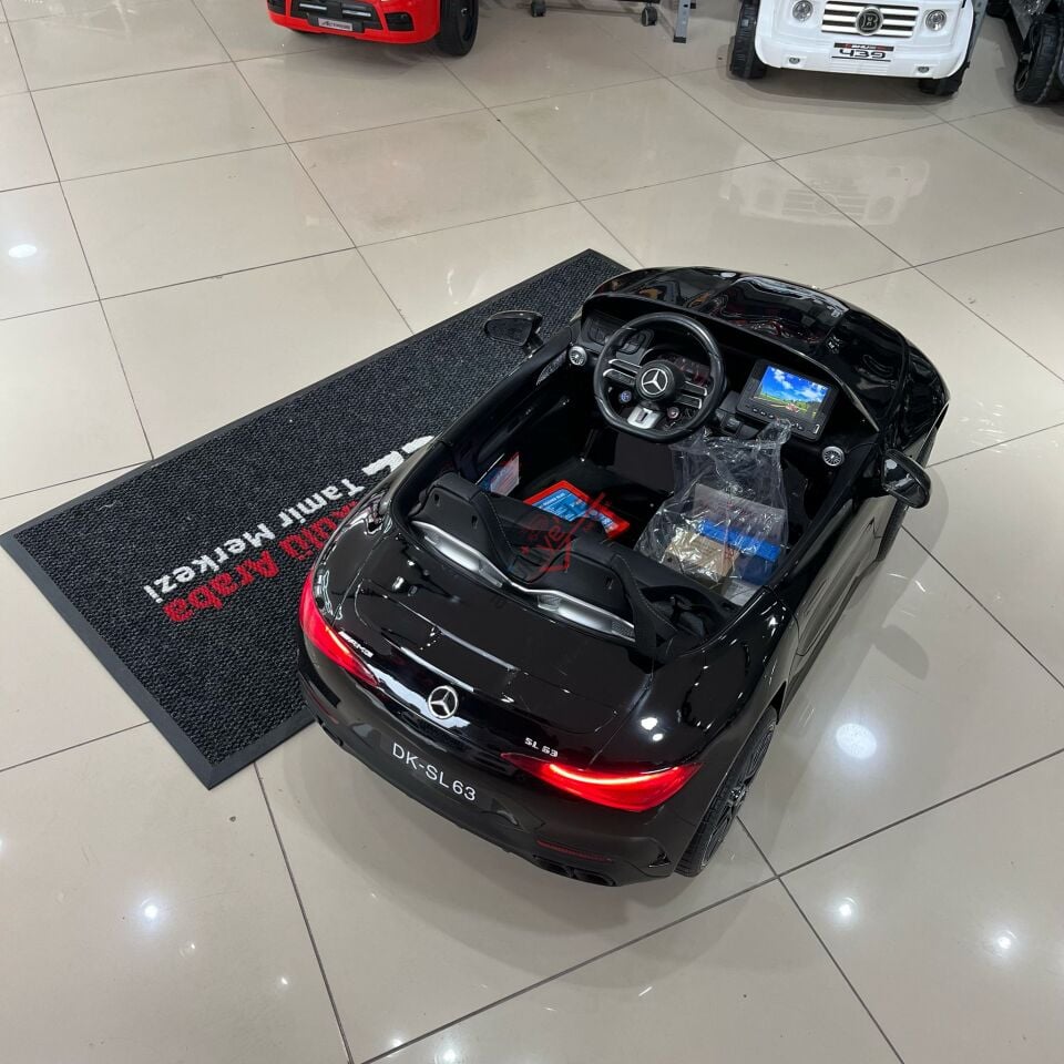 Lisanslı Mercedes Sl63 - 24V Tabletli SİYAH