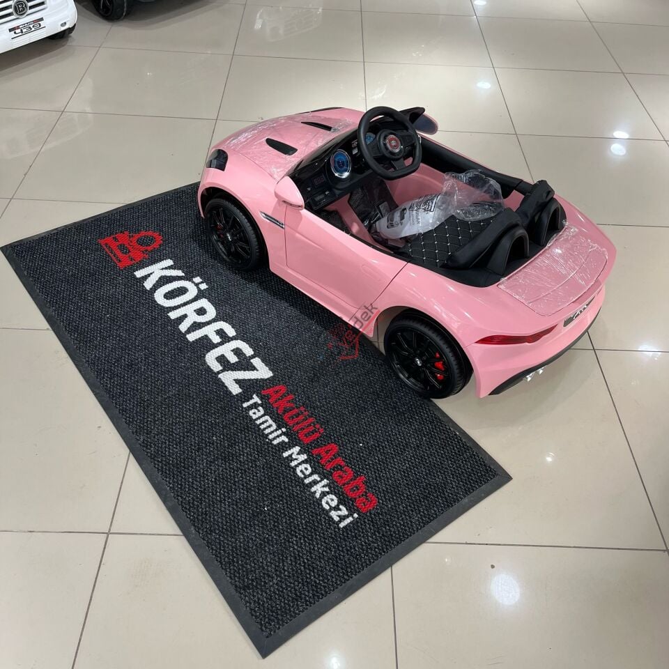 442 COUGAR AKÜLÜ ARABA 12V KUMANDALI -PEMBE