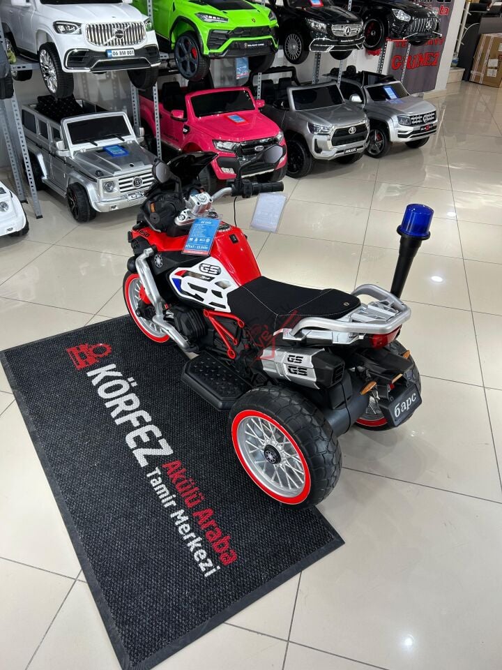 12V R1250 Akülü Motor - kırmızı