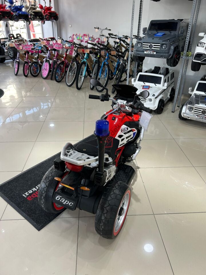12V R1250 Akülü Motor - kırmızı