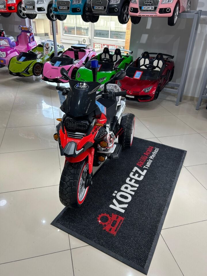12V R1250 Akülü Motor - kırmızı