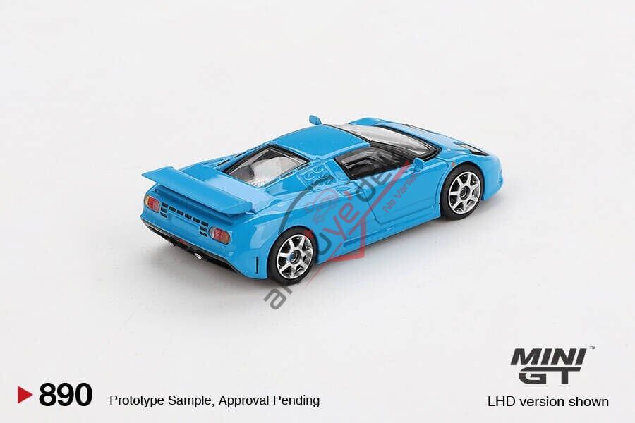 Mini GT 1/64 Bugatti EB110 Super Sport Blu Bugatti - Blister Paket MGT00890-BL