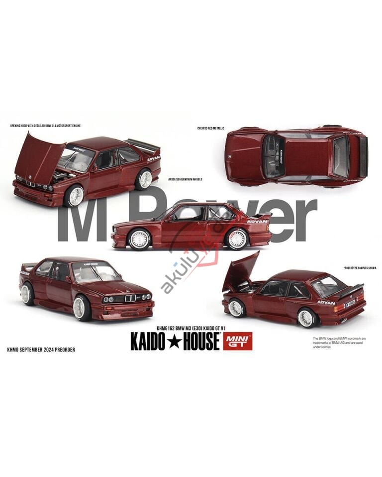 Mini GT 1/64 KaidoHouse BMW M3 (E30) GT V1 KHMG162