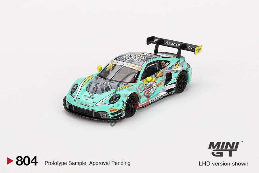 Mini GT 1/64 Porsche 911 GT3 R HubAuto Racing 2023 FIA GT World Cup 70th Macau Grand Prix MGT00804