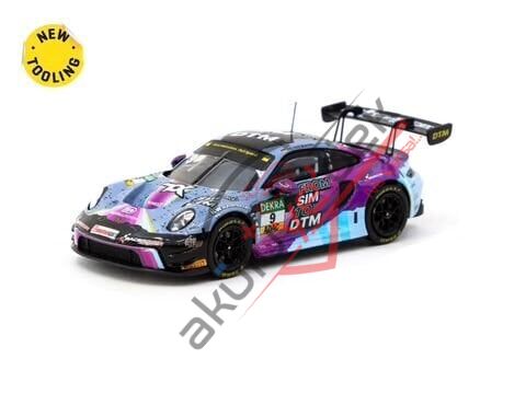 Tarmac Works 1/64 Porsche 911 GT3 R DTM 2023 #9 - HOBBY64 T64-084-23DTM09
