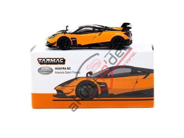 Tarmac Works 1/64 Pagani Huayra BC Arancio Saint Tropez - GLOBAL64 T64G-TL014-OR