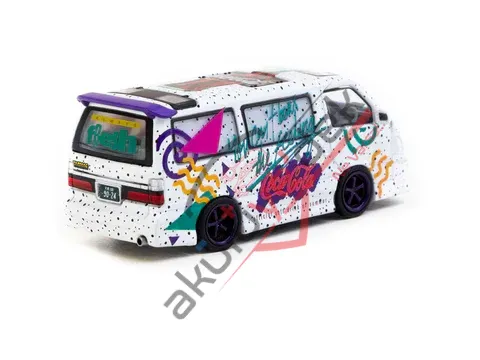 Tarmac Works 1/64 Toyota Hiace Wagon Custom Coca-Cola Delivery Van - HOBBY64 T64-078-CC
