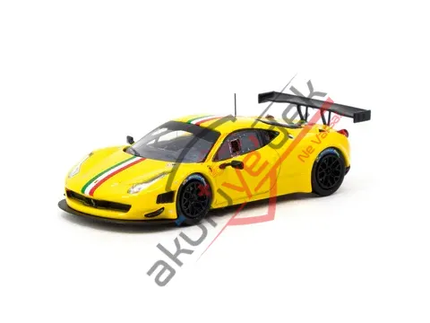 Tarmac Works 1/64 Ferrari 458 Italia GT3 Yellow - ROAD 64T64R-073-YL