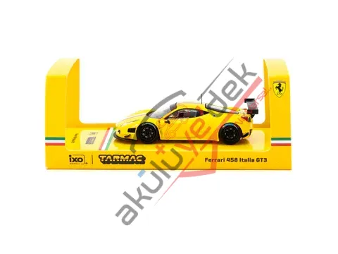 Tarmac Works 1/64 Ferrari 458 Italia GT3 Yellow - ROAD 64T64R-073-YL