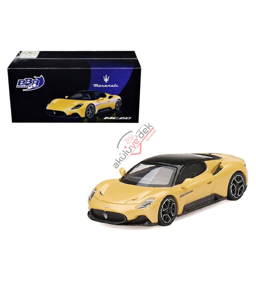 Mini GT 1/64 BBR Maserati MC20 Giallo Genio BBRDIE6404