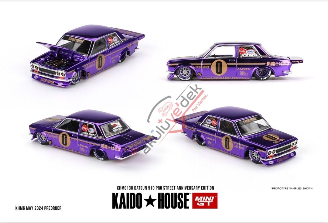 Mini GT 1/64 Kaido House Datsun 510 Pro Street Anniversary Edition KHMG138