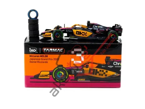 Tarmac Works 1/64 McLaren MCL36 Japanese Grand Prix 2022 Daniel Ricciardo #3 - GLOBAL64 T64G-F041-DR2