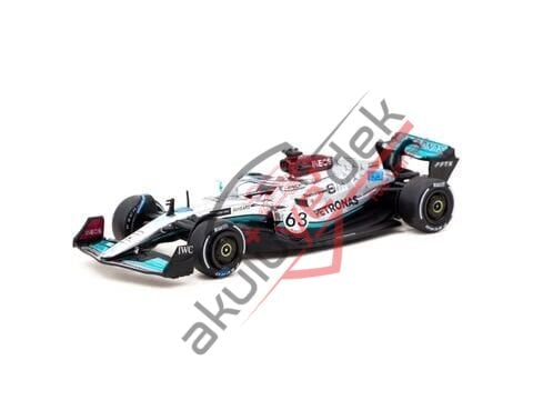 Tarmac Works X iXO Models 1/64 Mercedes-AMG F1 W13 E Performance Belgian Grand Prix 2022 George Russell #63 - GLOBAL64