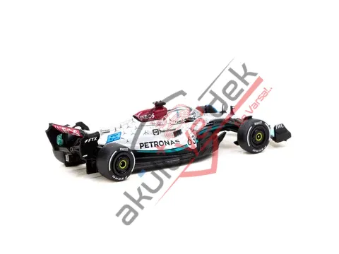 Tarmac Works X iXO Models 1/64 Mercedes-AMG F1 W13 E Performance Belgian Grand Prix 2022 George Russell #63 - GLOBAL64