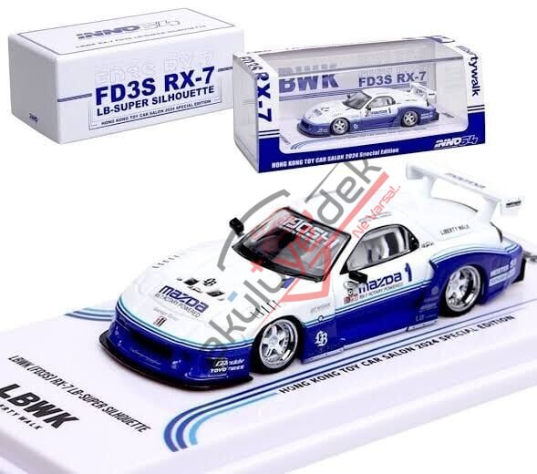 Inno 1/64 Mazda RX7 (FD3S) LB-SUPER SILHOUETTE Hong Kong Toy Car Salon 2024 Special Edition IN64-LBWKRX7-06