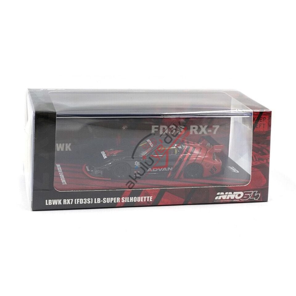 Inno 1/64 LBWK MAZDA RX7 (FD3S) LB-SUPER SILHOUETTE ''ADVAN LIVERY'' IN64-LBWK-RX7-05