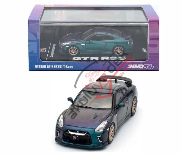 Inno 1/64 NISSAN GT-R (R35) T-SPEC Midnight Purple IN64-R35TS-MP