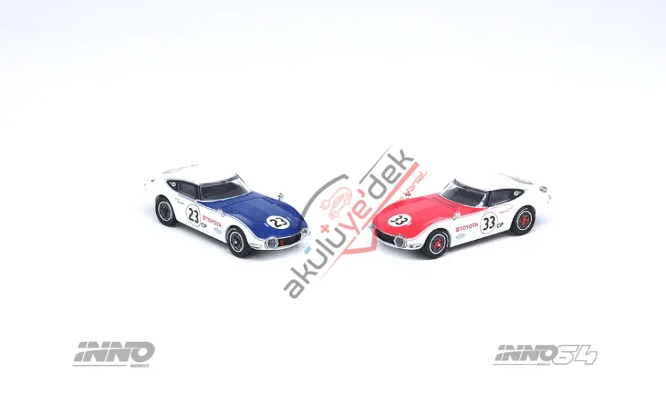 Inno 1/64 TOYOTA 2000GT #23 & #33 SCCA 1968 Box Set Collection