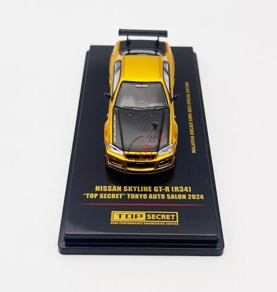 Inno 1/64 NISSAN SKYLINE GT-R (R34) ''TOP SECRET'' Tokyo Auto Salon 2024