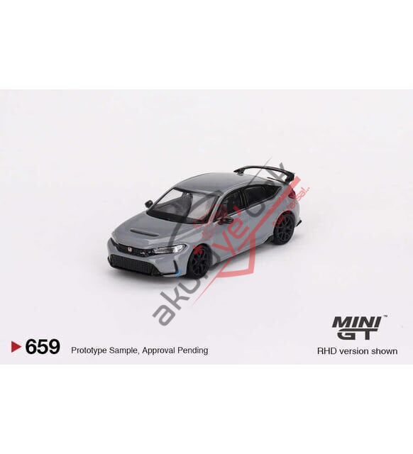 Mini GT 1/64 Honda Civic Type R Sonic Gray Pearl 2023 MGT00659