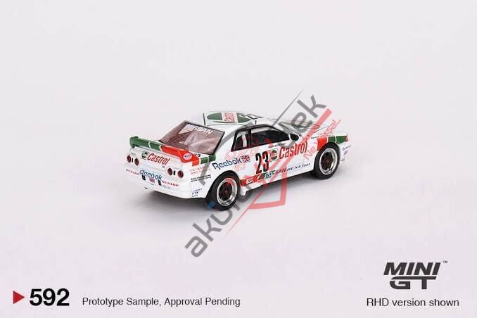 Mini GT 1/64 Nissan Skyline GT-R (R32) Gr. A #23 1990 Macau Guia Race Winner MGT00592