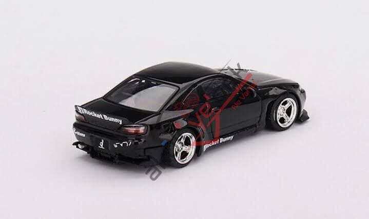 Mini GT 1/64 Nissan Silvia (S15) Rocket Bunny Black Pearl MGT00602