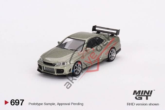 Mini GT 1/64 Nissan Skyline GT-R (R34) Tommykaira R-z Millenium Jade MGT00697