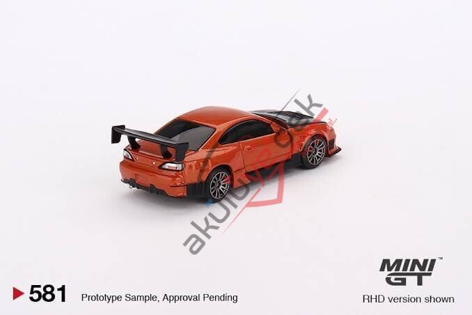 Mini GT 1/64 Nissan Silvia S15 D-MAX Metallic Orange MGT00581