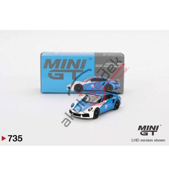 Mini GT 1/64 Porsche 911 Turbo S Safety Car 2023 IMSA Daytona 24 Hrs MGT00735
