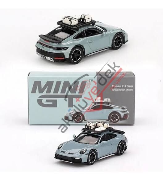 Mini GT 1/64 Porsche 911 Dakar Shade Green Metallic MGT00780