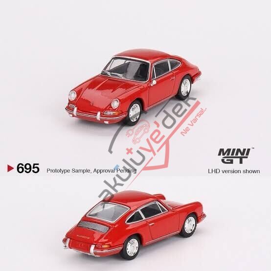 Mini GT 1/64 Porsche 901 1963 Signal Red MGT00695