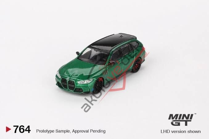 Mini GT 1/64 BMW M3 Competition Touring Isle of Man Green Metallic MGT00764