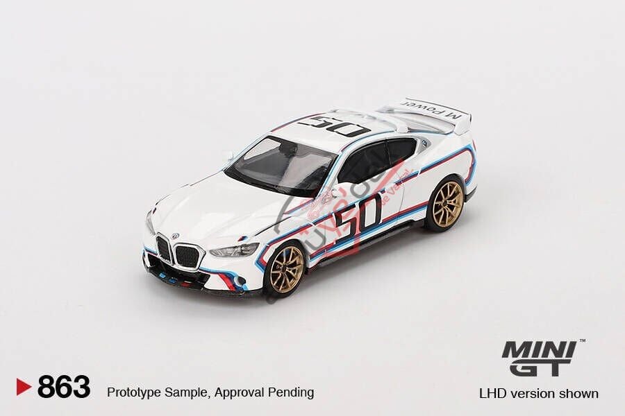 Mini GT 1/64 BMW 3.0 CSL White MGT00863