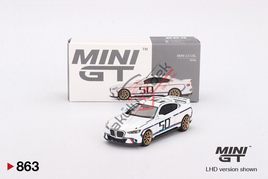 Mini GT 1/64 BMW 3.0 CSL White MGT00863