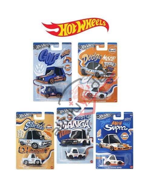 Hotwheels Gulf Tooned 5li set