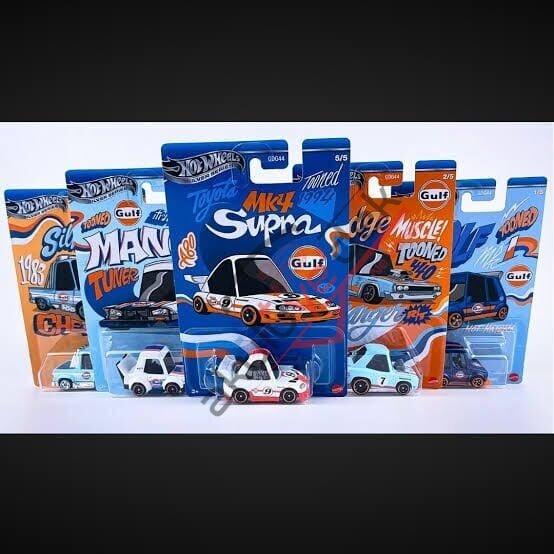 Hotwheels Gulf Tooned 5li set