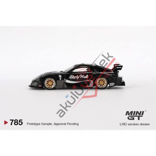 Mini GT 1/64 MAZDA RX-7 LB-Super Silhouette Liberty Walk Black - Blister Paket MGT00785-BL