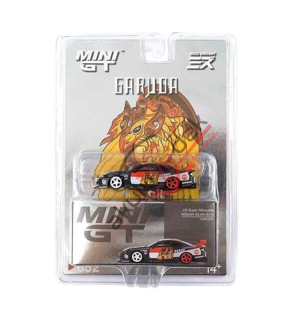 Mini GT 1/64 LB-Super Silhouette Nissan SILVIA (S15)“GARUDA” MINI GT x MIZU Diecast MGT00652