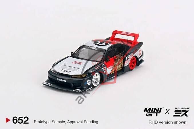 Mini GT 1/64 LB-Super Silhouette Nissan SILVIA (S15)“GARUDA” MINI GT x MIZU Diecast MGT00652