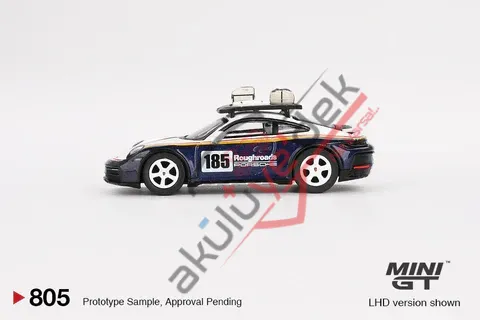 Mini GT 1/64 Porsche 911 Dakar Rallye Design Package White/Gentian Blue Metallic - Blister Paket MGT00805-BL