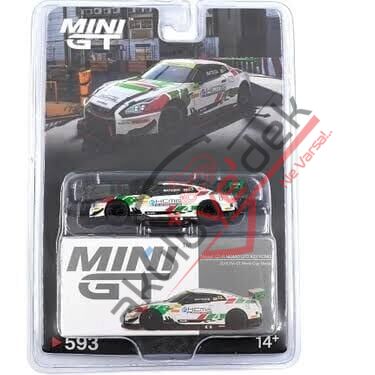 Mini GT 1/64 Nissan GT-R NISMO GT3 KCMG 2018 FIA GT World Cup Macau - Blister Paket MGT00593-BL