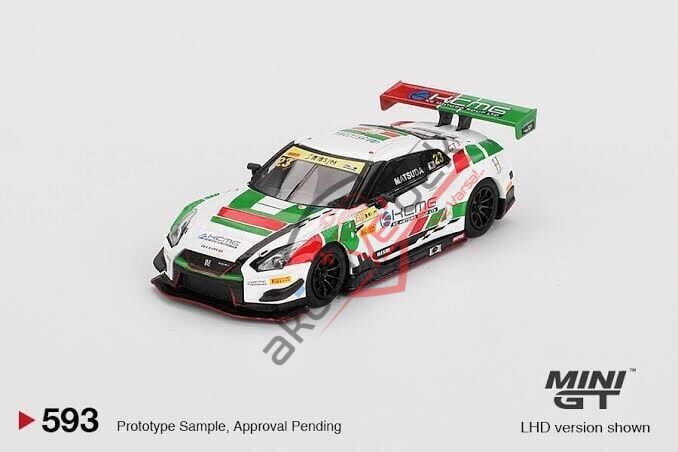 Mini GT 1/64 Nissan GT-R NISMO GT3 KCMG 2018 FIA GT World Cup Macau - Blister Paket MGT00593-BL