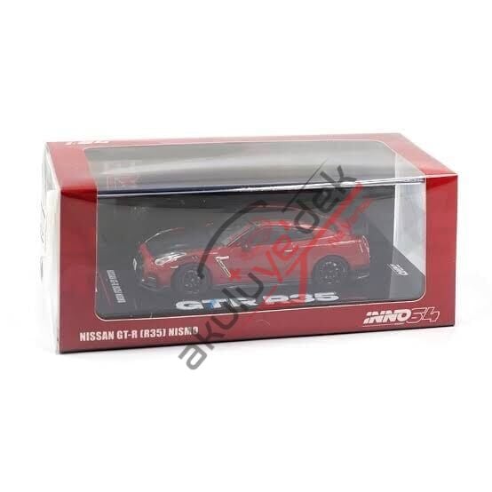Inno 1/64 Nissan GT-R (R35) NISMO Red IN64-R35N-RED