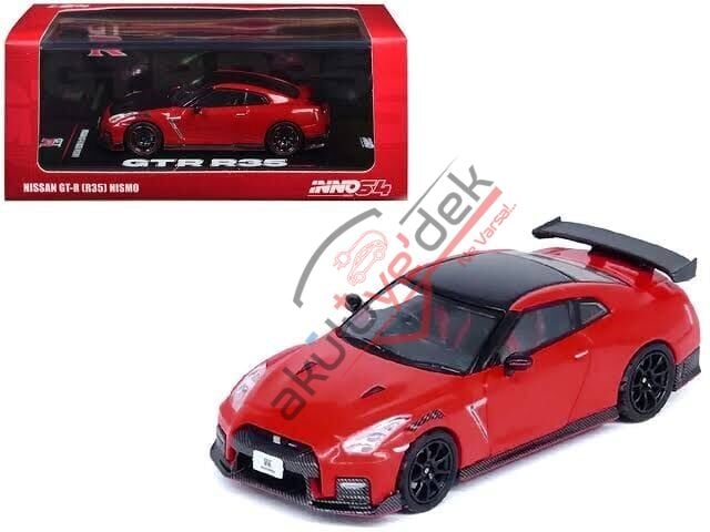 Inno 1/64 Nissan GT-R (R35) NISMO Red IN64-R35N-RED