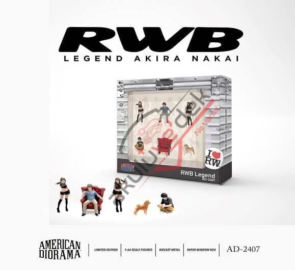 American Diorama 1/64 Figure Set: RWB Legend AD-2407