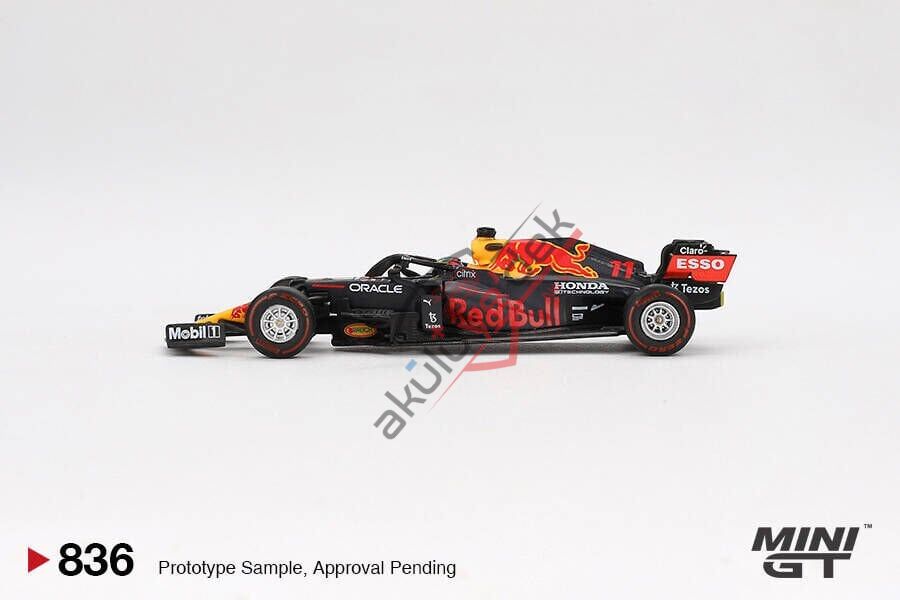 Mini GT 1/64 Red Bull RB16B Sergio Pérez 2021 Azerbaijan Grand Prix Winner MGT00836