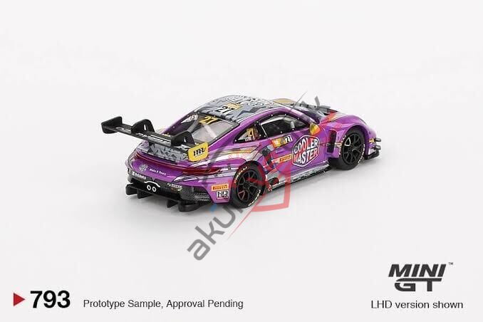 Mini GT 1/64 Porsche 911 GT3 R #27 HubAuto Racing 2023 FIA GT World Cup 70th Macau Grand Prix MGT00793