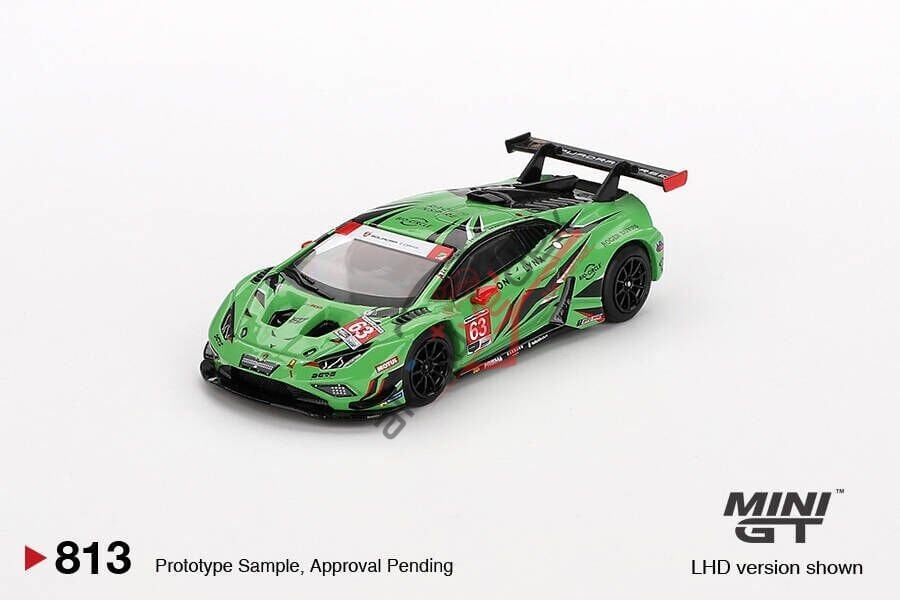 Mini GT 1/64 Lamborghini Huracán GT3 EVO2 Iron Lynx IMSA 2023 Daytona 24 Hrs. - Blister Paket MGT00813