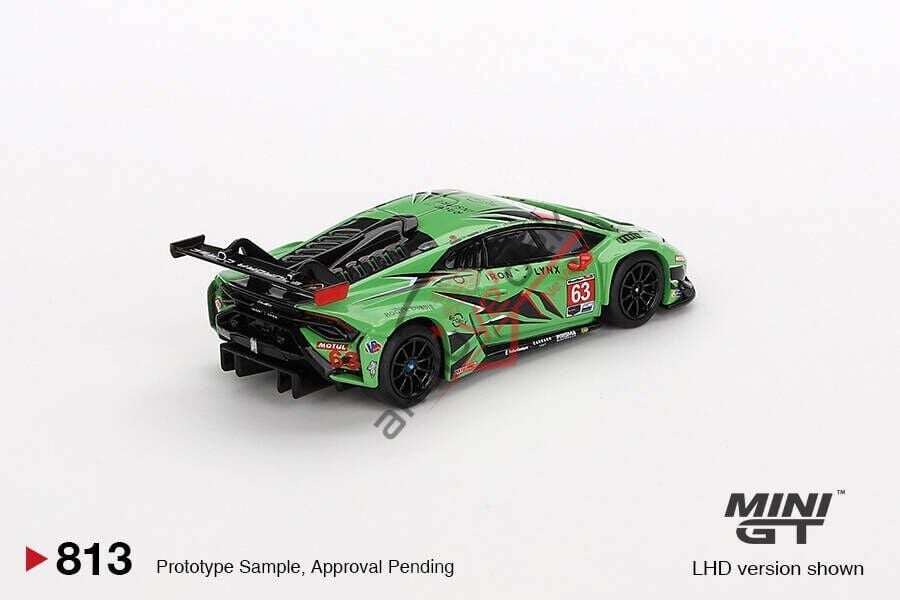 Mini GT 1/64 Lamborghini Huracán GT3 EVO2 Iron Lynx IMSA 2023 Daytona 24 Hrs. - Blister Paket MGT00813