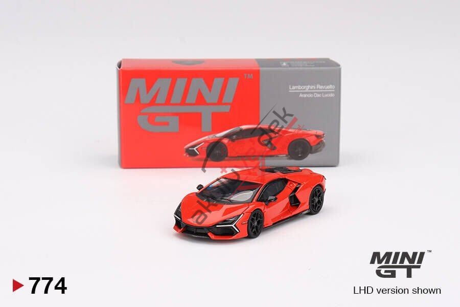 Mini GT 1/64 Lamborghini Revuelto Arancio Dac Lucido MGT00774